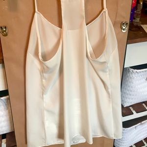 White silk tank, size 2
